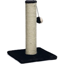 Feyza Design Şık Siyah Tırmalama Tahtası 30X30X45, Ev ve Kedi Dostu Tasarım