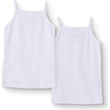 Hellobaby Hellobaby Kız Bebek 2li Atlet Bisiklet Yaka Ip Askılı