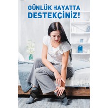 Konforlu Silikon Kumaş Topuk Çorabı, Topuk Sağlığı Için Destekleyici