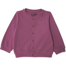 Hellobaby Hellobaby Kız Bebek Basic Hırka Çıtçıtlı Bisiklet Yaka Uzun Kol