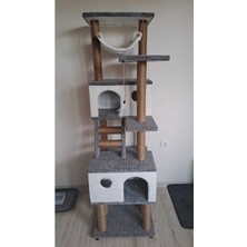 Feyza Design Renkli ve Rahat Kedi Tırmalama ve Oyun Platformu, Eğlence ve Konfor
