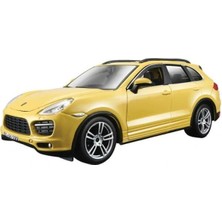 Mercansa Bburago 1:24 Porsche Cayenne Turbo Plus Sarı Model Araba
