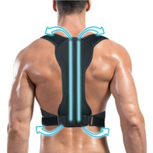 Dik Duruş ve Postür Destekleyici Manyetik Spor Korsesi