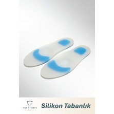 Unisex Silikon Jel Tabanlık, Ayak Rahatlığı ve Destek Için