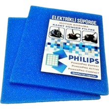 Süppürge Philips Ile Uyumlu Fc 8636 Powerpro Active Elektrikli Süpürge Sünger Filtre 2 Li