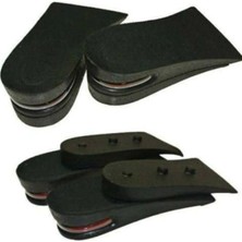 Siyah Hava Yastıklı Tabanlık, 5 cm Uzatma, Rahat ve Konforlu Kullanım