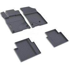 Image Honda Civic Sedan (2021 ve Sonrası) 3D Havuzlu Kauçuk Oto Paspas Gri