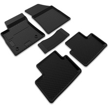 Image Renault Megane 4 HB (2015 - 2024) 3D Havuzlu Kauçuk Oto Paspas Siyah