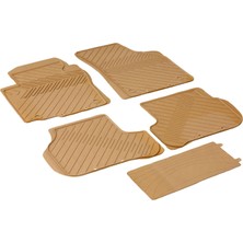 Image Volkswagen Caddy Combi (2004 - 2010) Kauçuk Oto Paspas Bej