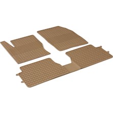 Image Ford Focus 2 HB / Sedan (2005 - 2010) Kauçuk Oto Paspas Bej