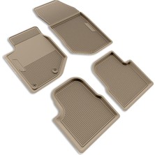 Image Opel Mokka Suv (2021 ve Sonrası) 3D Havuzlu Kauçuk Oto Paspas Bej