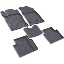 Image Honda Civic Hb (2017 - 2021) 3D Havuzlu Kauçuk Oto Paspas Gri