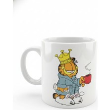 Netavantaj Kral Garfield Seramik Çay Kahve Kupası
