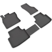 Image Volkswagen Passat B8 Sedan / Variant SW (2014 - 2022) 3D Havuzlu Kauçuk Oto Paspas Gri