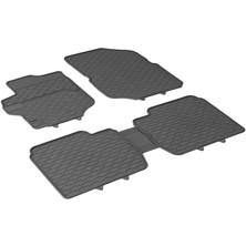 Image Citroen C-Elysee Sedan (2012 - 2022) Kauçuk Oto Paspas Gri