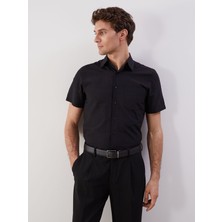 Lc Waikiki Yeni Sezon Regular Fit Kısa Kollu Poplin Erkek Gömlek