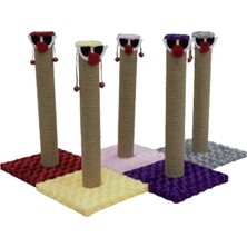 Feyza Design Renkli ve Dayanıklı Kedi Tırmalama Oyuncağı, Sağlıklı Tırnak Bakımı Için