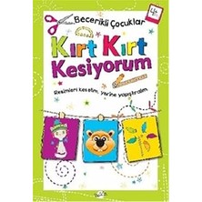 Kukla Yayınları Becerikli Çocuklar Kırt Kırt Kesiyorum 4 Yaş + Eve Giden Küçük Tren + 7 Kitap