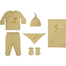 Organickid Bundle Of Joy Bebek Bej Hastane Çıkış Set 6'lı