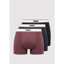 Mavi 3lü Basic Boxer 0912224-900