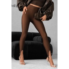 Balmior Kadın Yüksek Bel Topuk Altından Geçmeli Dalgıç Tayt