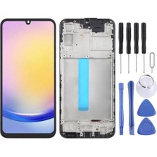 Çelik Pro Samsung Uyumlu Galaxy SM-A255 A25 Ekran LCD Dokunmatik Full Çıtalı Tft