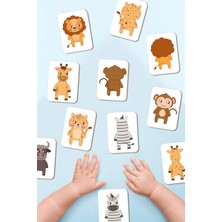 Hafıza ve Ilişki Kurma Eğitici Ahşap Eşleştirme Oyunu