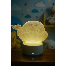 Store 3D Ninja Masa Gece Lambası