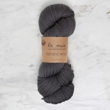 La Mia Natural Wool Antrasit El Örgü İpi - L900 - 34397