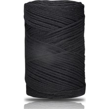 Pamuk Makrome 2 mm Siyah