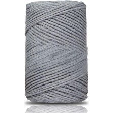 Pamuk Makrome 2 mm Gri
