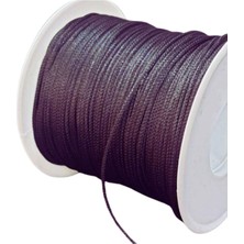 Paraşüt Ipi, Bileklik-Kolye Örgü Ipi 1 mm 50 Metre Füme