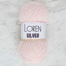 Loren Silver Toz Pembe El Örgü İpi - RS0062 - 34072