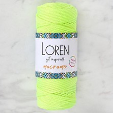 Loren Macrame Neon Sarı El Örgü İpi - L114