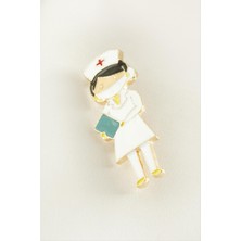 Bijuteri Net Hemşire Mineli Broş