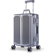 Zeplin Joya Pc Policarbon Kabin Boy Valiz Silver