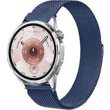 MMP Shop Huawei Watch Gt3 / Gt4 / Gt5 / Gt5 Pro / Gt6 / Gt6 Pro 46MM Uyumlu Manyetik Metal Hasır Örgü Kordon