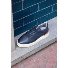 Vantaggio Shoes Leno % 100 Hakiki Deri Erkek Sneaker Ayakkabı