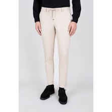Paco Romano Erkek Bej Bağcıklı Casual Pantolon