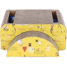 Feyza Design Çok Yönlü Kedi Tırmalama, 35X25X15 Cm, Dayanıklı ve Eğlenceli Tasarım