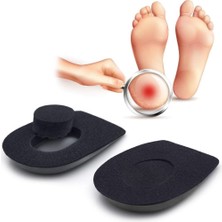 Konforlu Topuk Dikenine Uygun Şok Emici Tabanlık Siyah