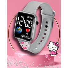 Su Geçirmez Renkli Dijital Çocuk Saati Işıklı Akıllı Saat