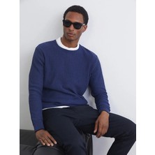 LC Waikiki Lcw Vision Mavi Bisiklet Yaka Erkek Triko Kazak