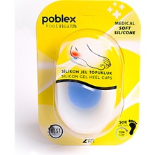 Yumuşak Silikon Jel Topukluk, Rahat ve Destekleyici Ayak Konforu