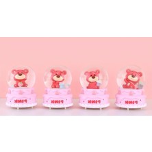 Mercansa Ayıcıklı Işıklı Kar Küresi 7 cm