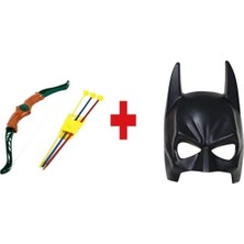 Eğitici Çocuk Oyuncak Seti, Ok Yay ve Batman Maskesi ile Eğlence