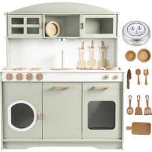 Renkli Çocuk Mutfak Seti Büyük LED Işık Hediyeli, Eğlenceli ve Öğretici