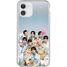 TechTree iPhone 11 Uyumlu Tray Kids K-Pop Grubu ve Skzoo Temalı Baskılı Silikon Kılıf