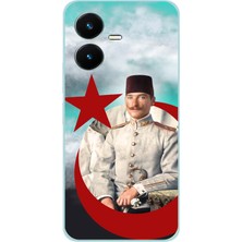 TechTree Vivo Y22 Uyumlu Gençlik Yılları Atatürk Baskılı Silikon Kılıf