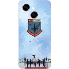 TechTree Tecno Spark Go 1 Uyumlu Türk Hava Kuvvetleri Baskılı Silikon Kılıf